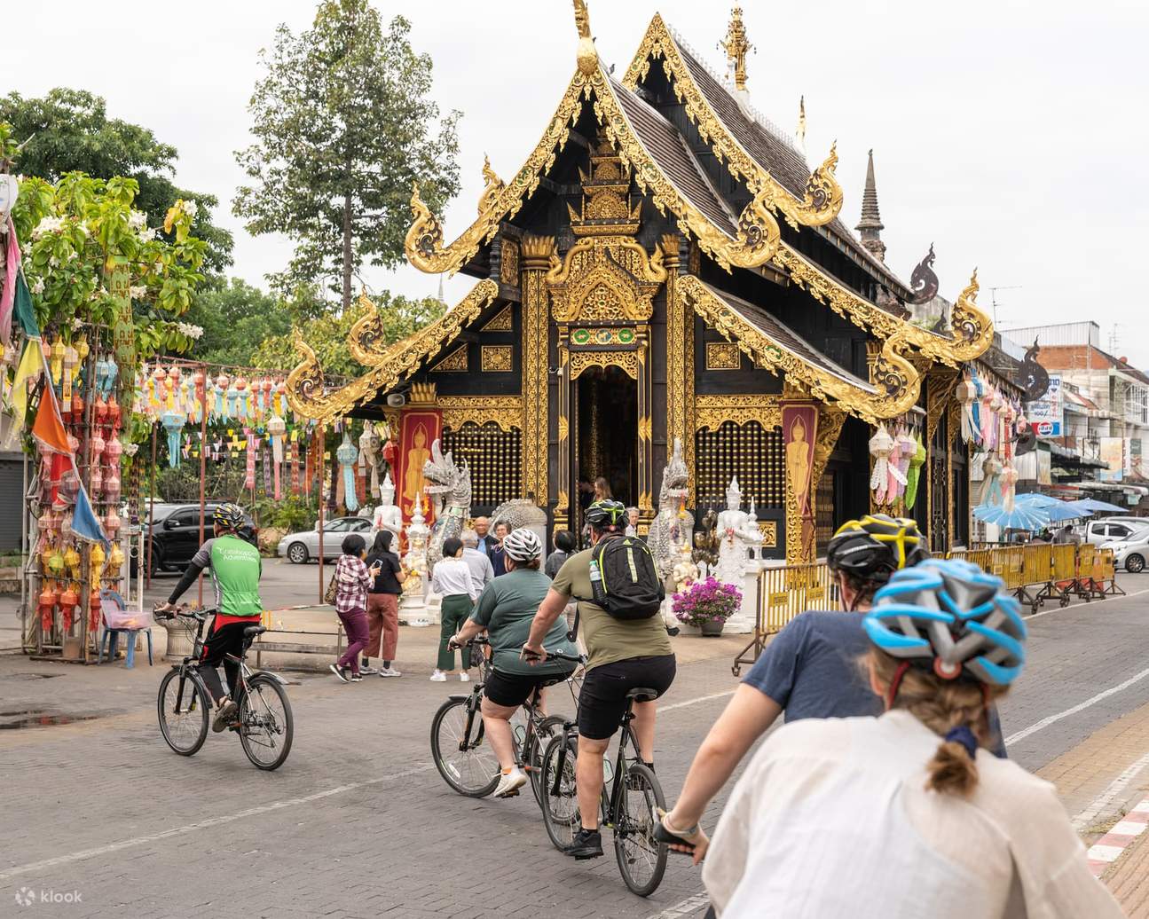 Chiang Mai : Visite à vélo de la vieille ville historique - Matin ou Soir